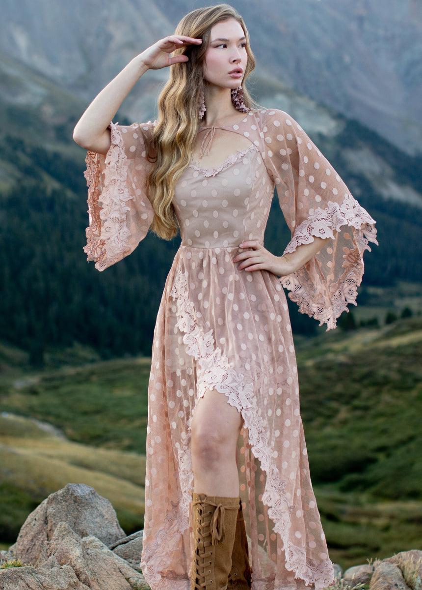 Gigi Dress in Desert Shell Female Product Image