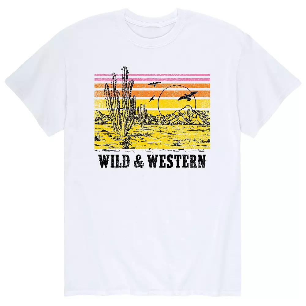 Men's Wild And Western Tee,  Product Image