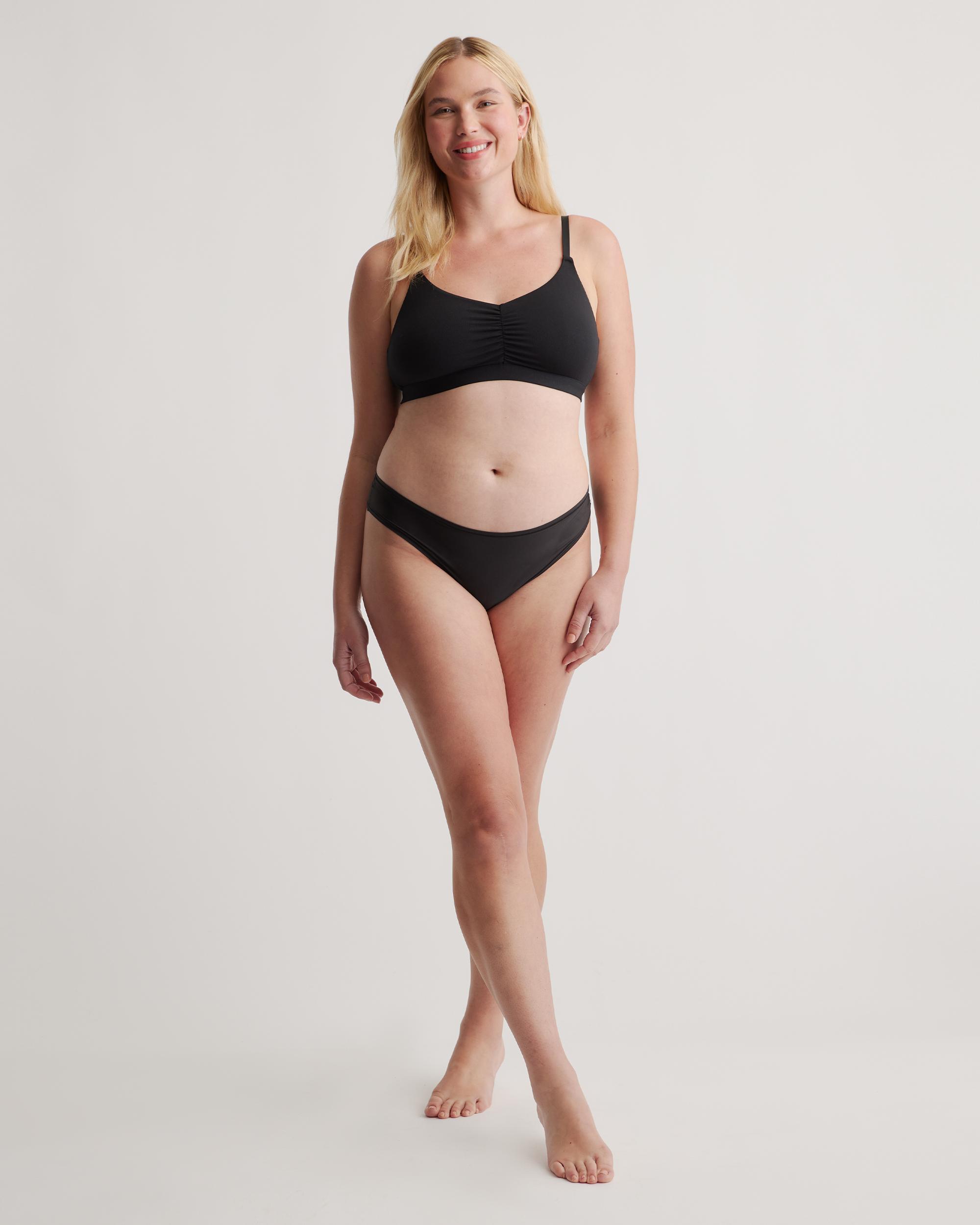 Quince | Women's Micromodal Ruched Bralette Product Image