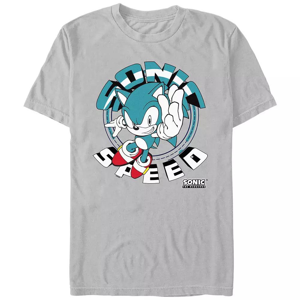 Men's Sonic The Hedgehog Sonic Speed Graphic Tee,  Product Image