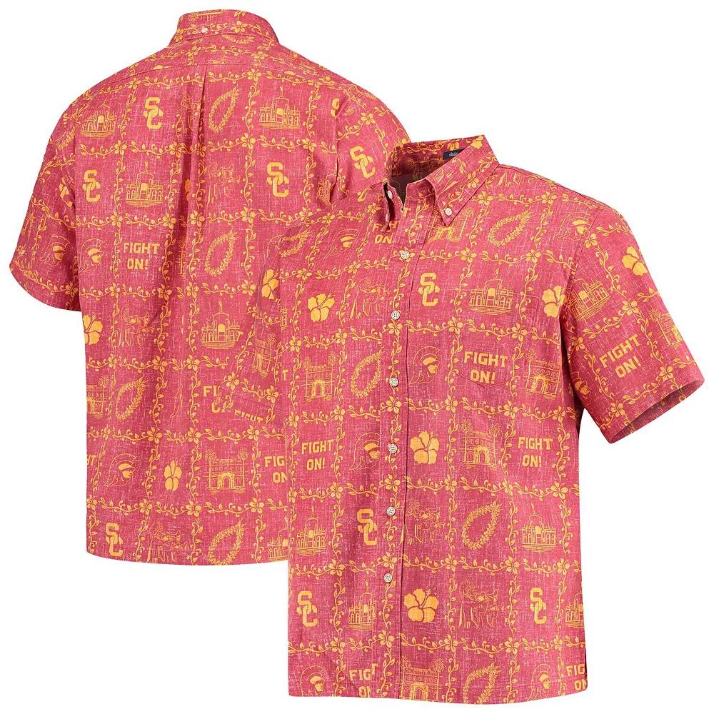 Men's Reyn Spooner Cardinal USC Trojans Classic Button-Down Shirt,  Product Image
