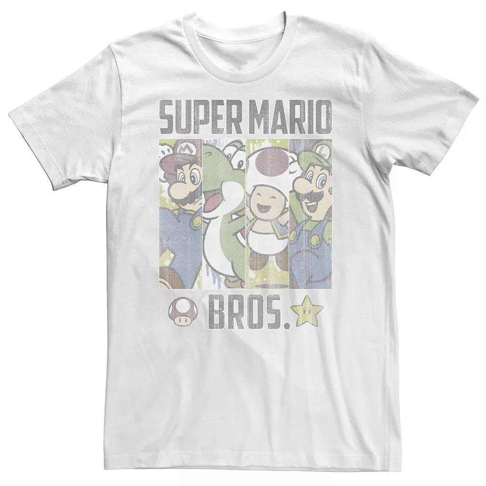 Big & Tall Nintendo Retro Blinds Tee, Men's,  Product Image