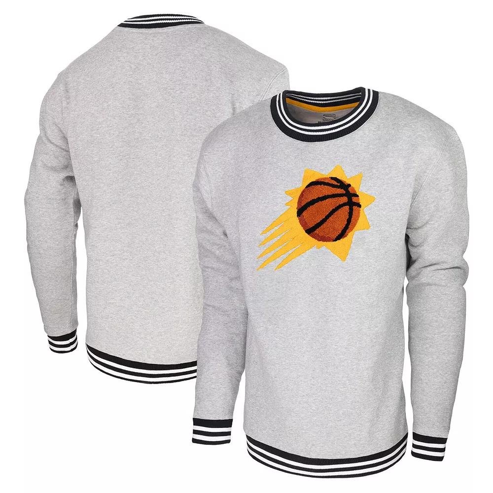 Men's Stadium Essentials Heather Gray Phoenix Suns Club Level Pullover Sweatshirt, Adult Unisex,  Product Image