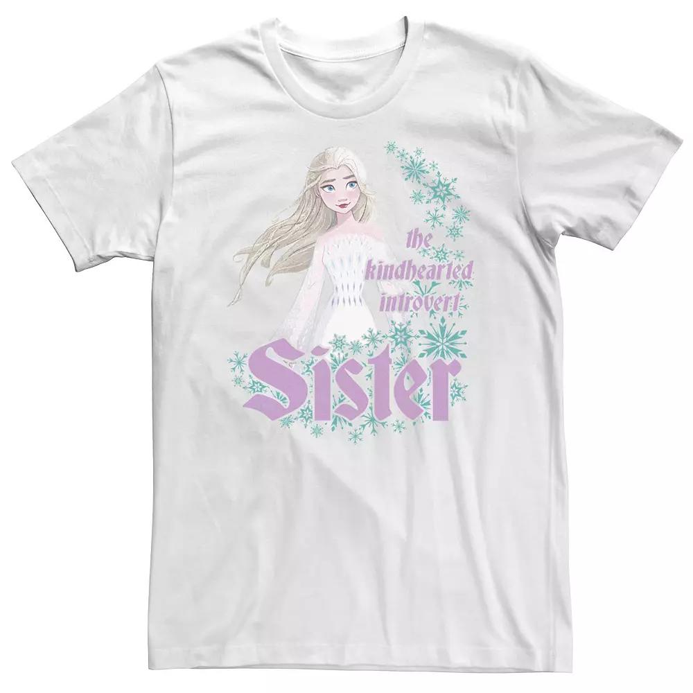 Big & Tall Disney Frozen 2 Elsa The Kindhearted Introvert Sister Tee, Men's,  Product Image