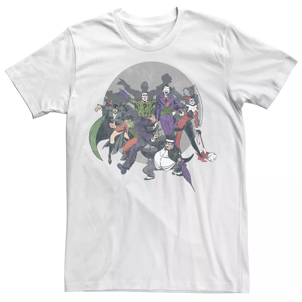 Men's Batman Villains Group Shot Poses Tee,  Product Image