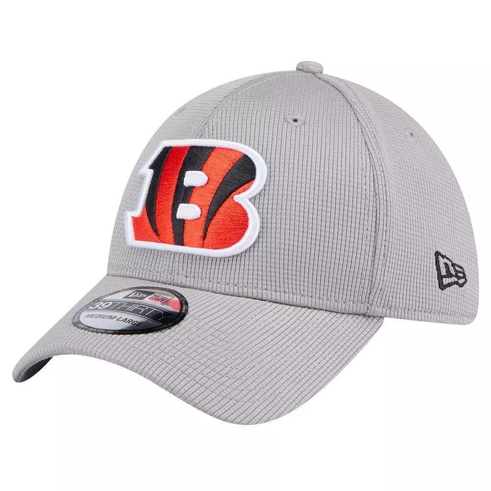Men's New Era Gray Cincinnati Bengals Active 39THIRTY Flex Hat, Size: Large/XL, Grey Product Image