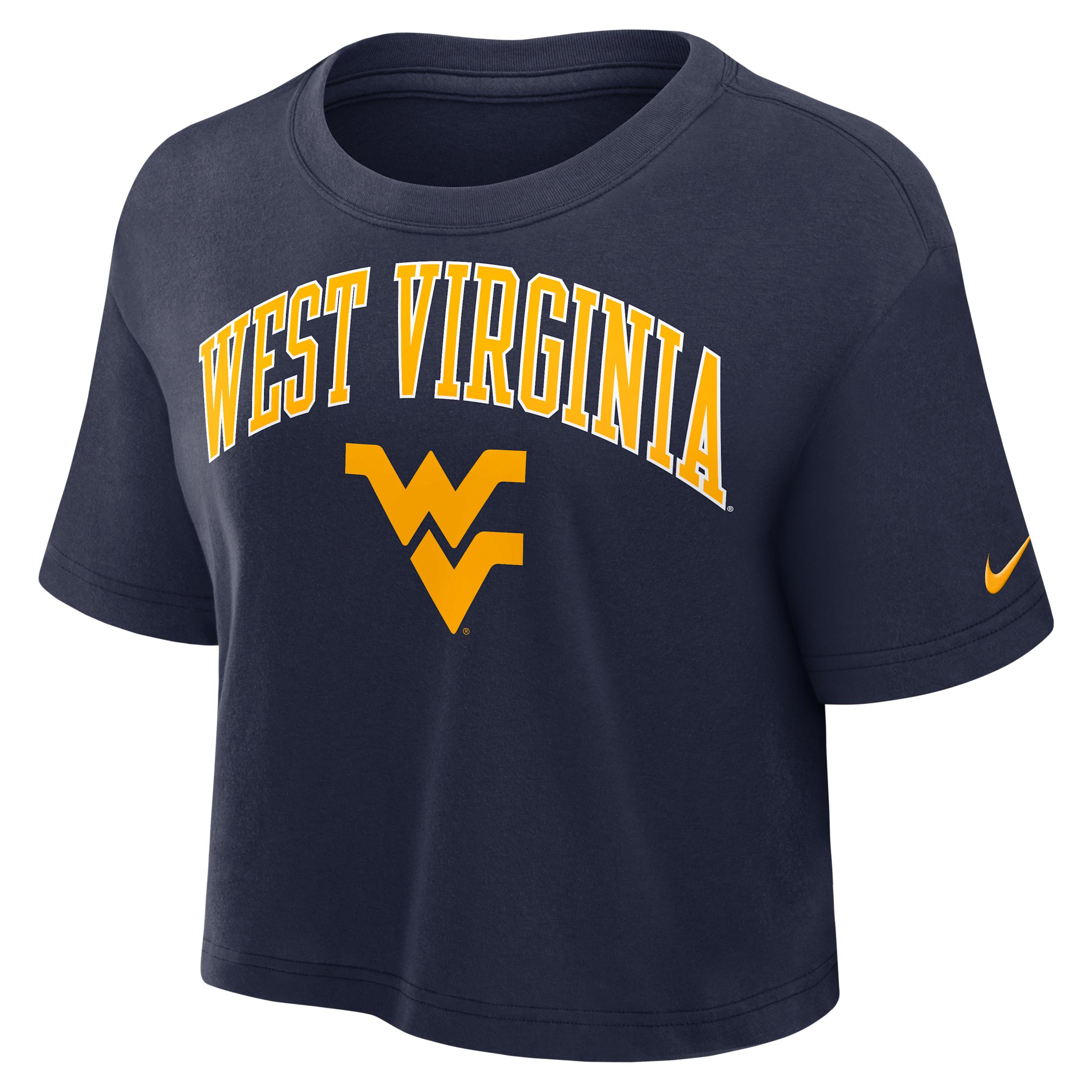 Duke Athletic Prep Arch Nike Womens Dri-FIT College Cropped T-Shirt | 01D44EVDU-X0L Product Image