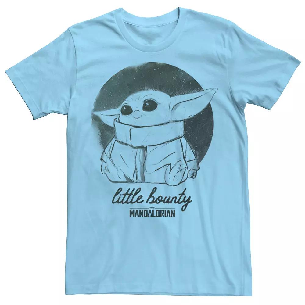 Men's Star Wars The Mandalorian The Child Little Bounty Watercolor Tee,  Product Image