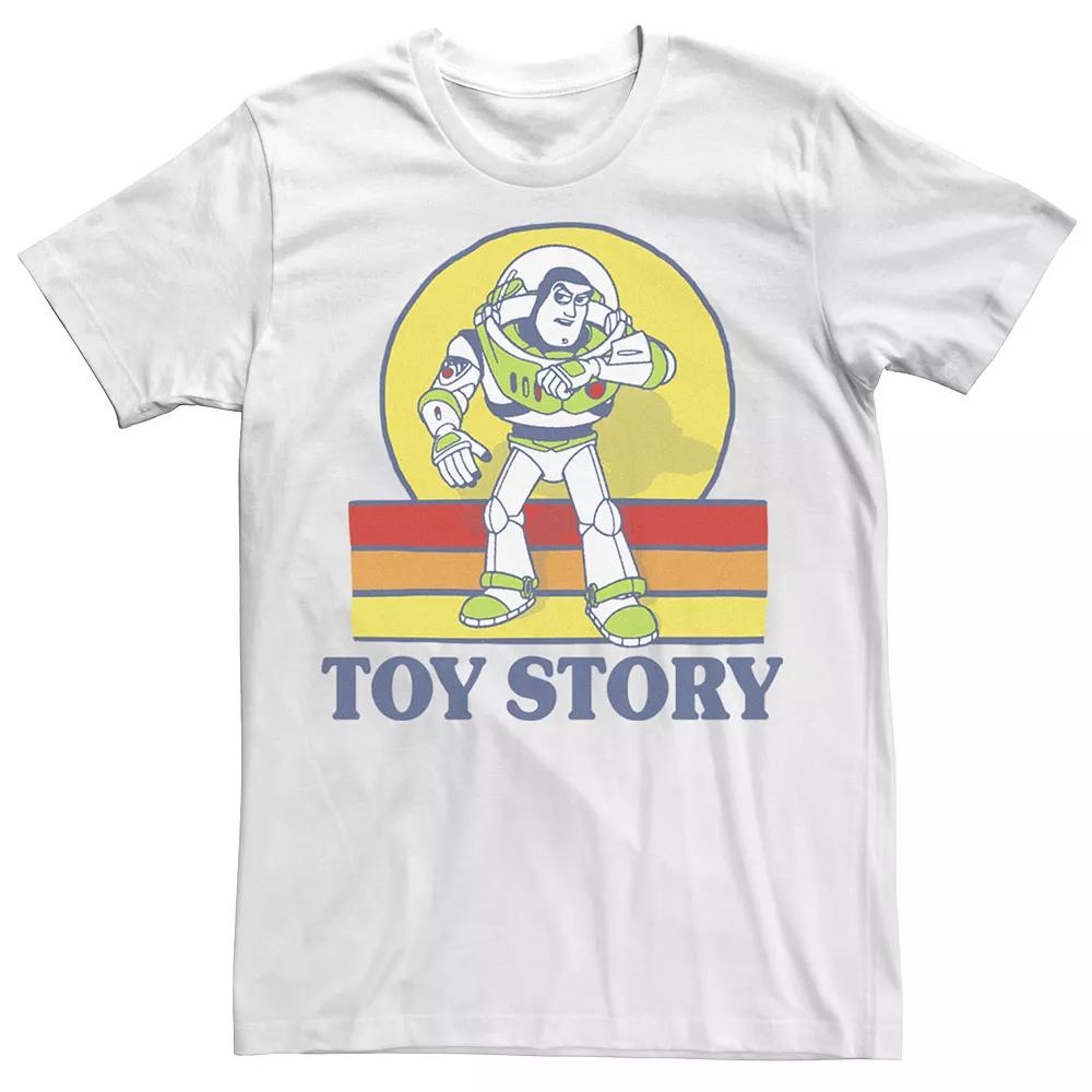 Disney / Pixar's Toy Story Buzz Lightyear Men's Retro Portrait Logo Tee,  Product Image