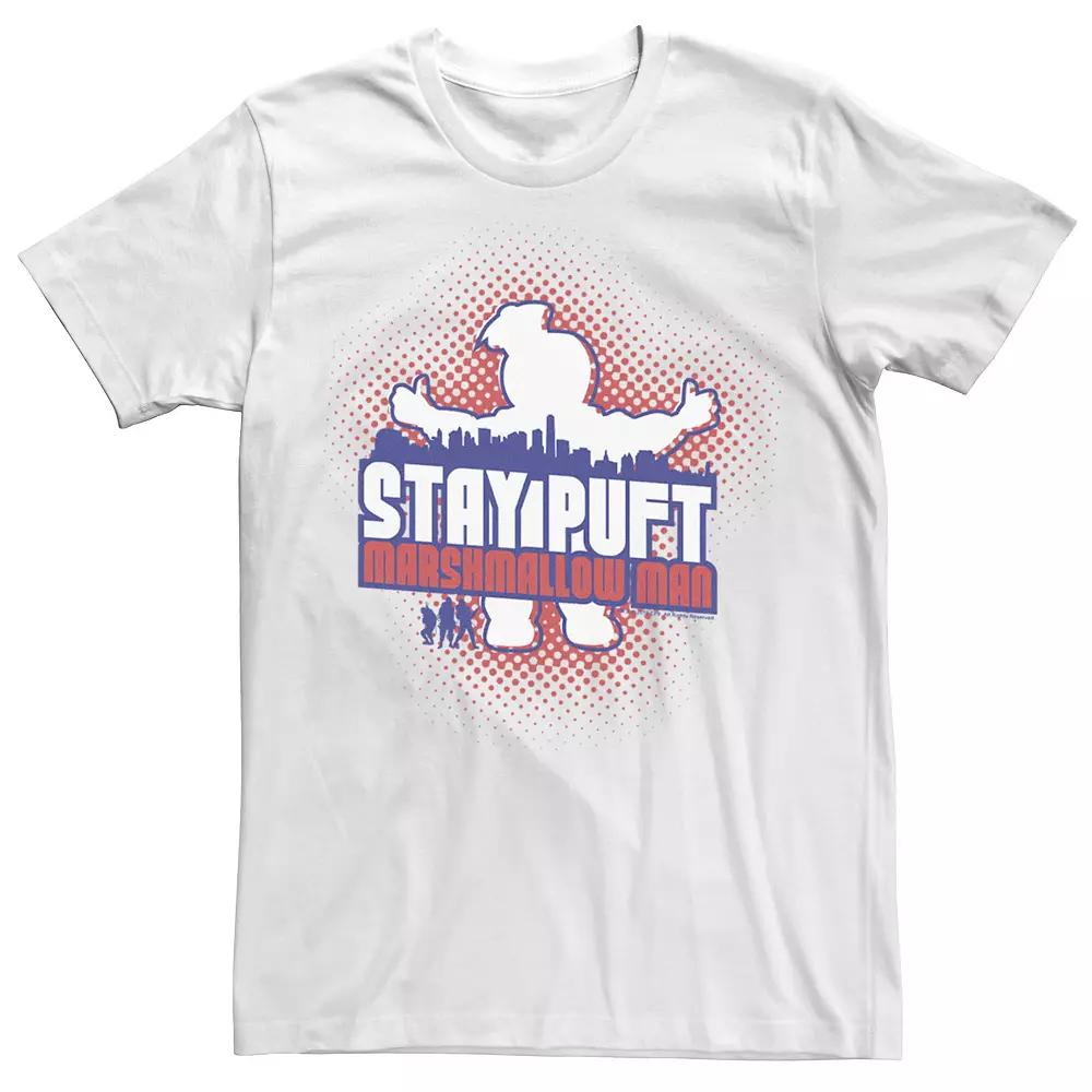 Men's Ghostbusters Marshmallow Man Stay Puft Silhouette Graphic Tee,  Product Image