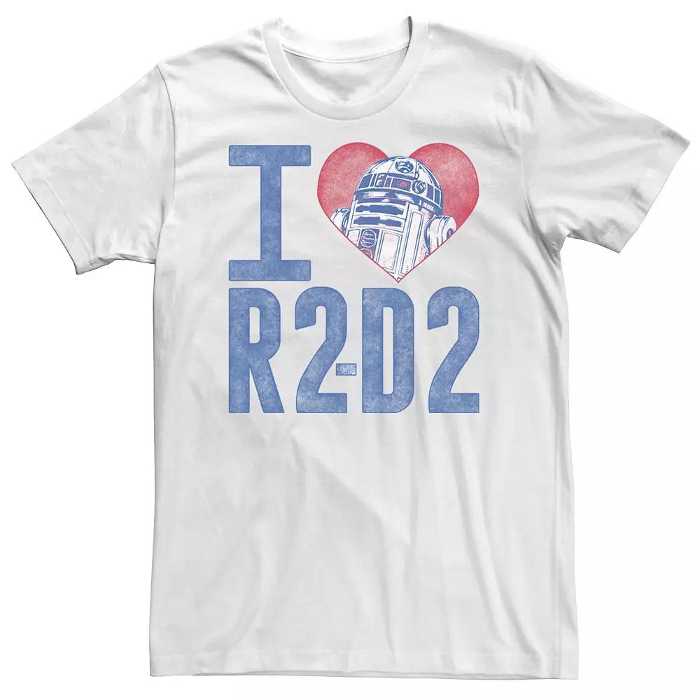 Big & Tall Star Wars I Heart R2-D2 Color Crayon Tee, Men's,  Product Image