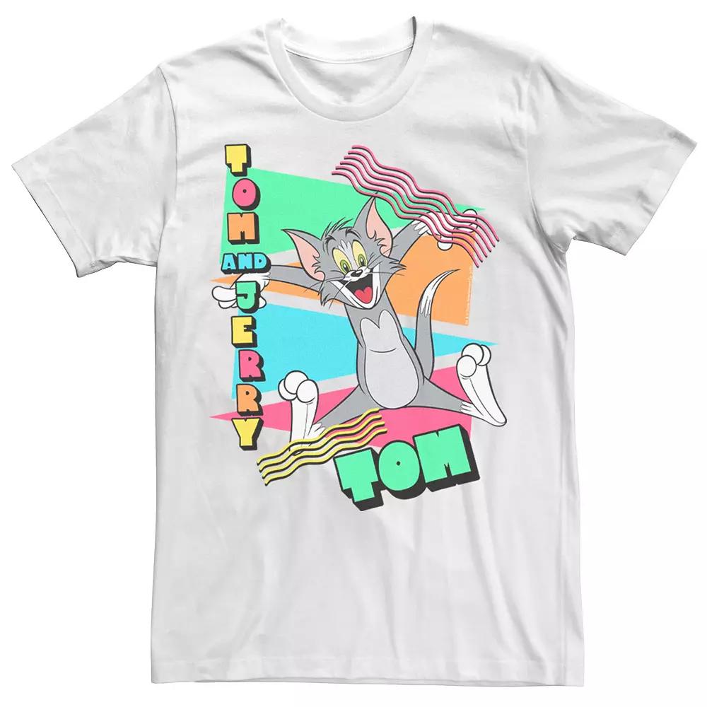 Men's Looney Tunes Tom Vintage 90s Triangles Tee,  Product Image