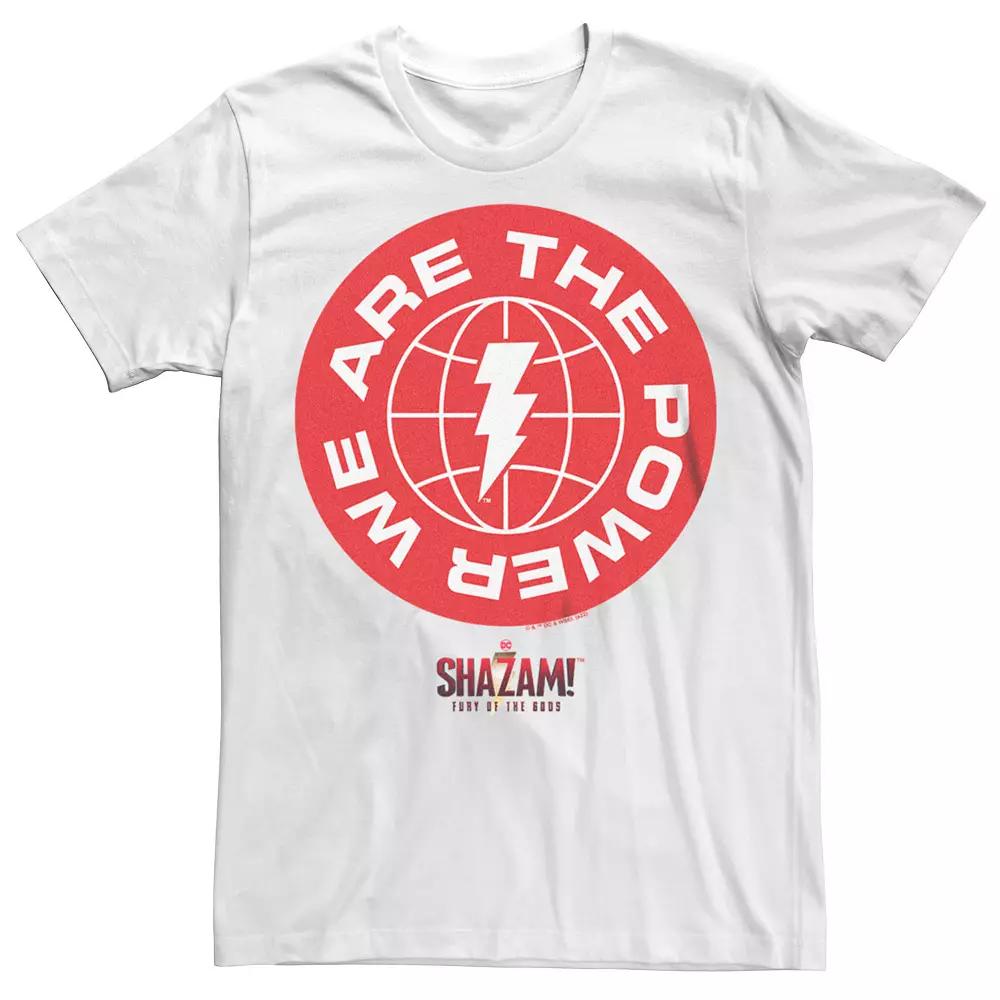 Men's Shazam Fury Of The Gods We Are The Power Logo Tee,  Product Image
