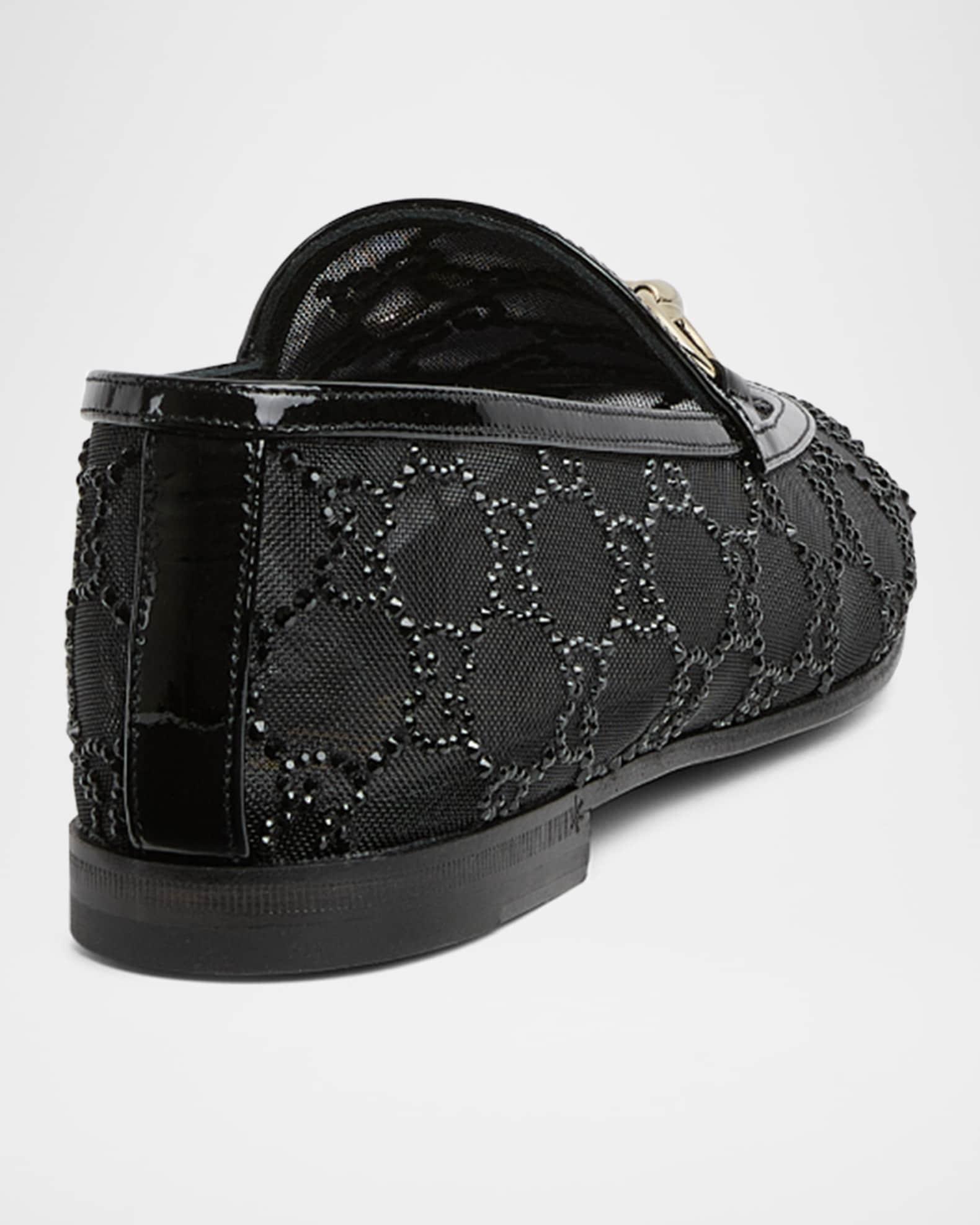 Mesh GG Crystal New Jordaan Loafers Product Image