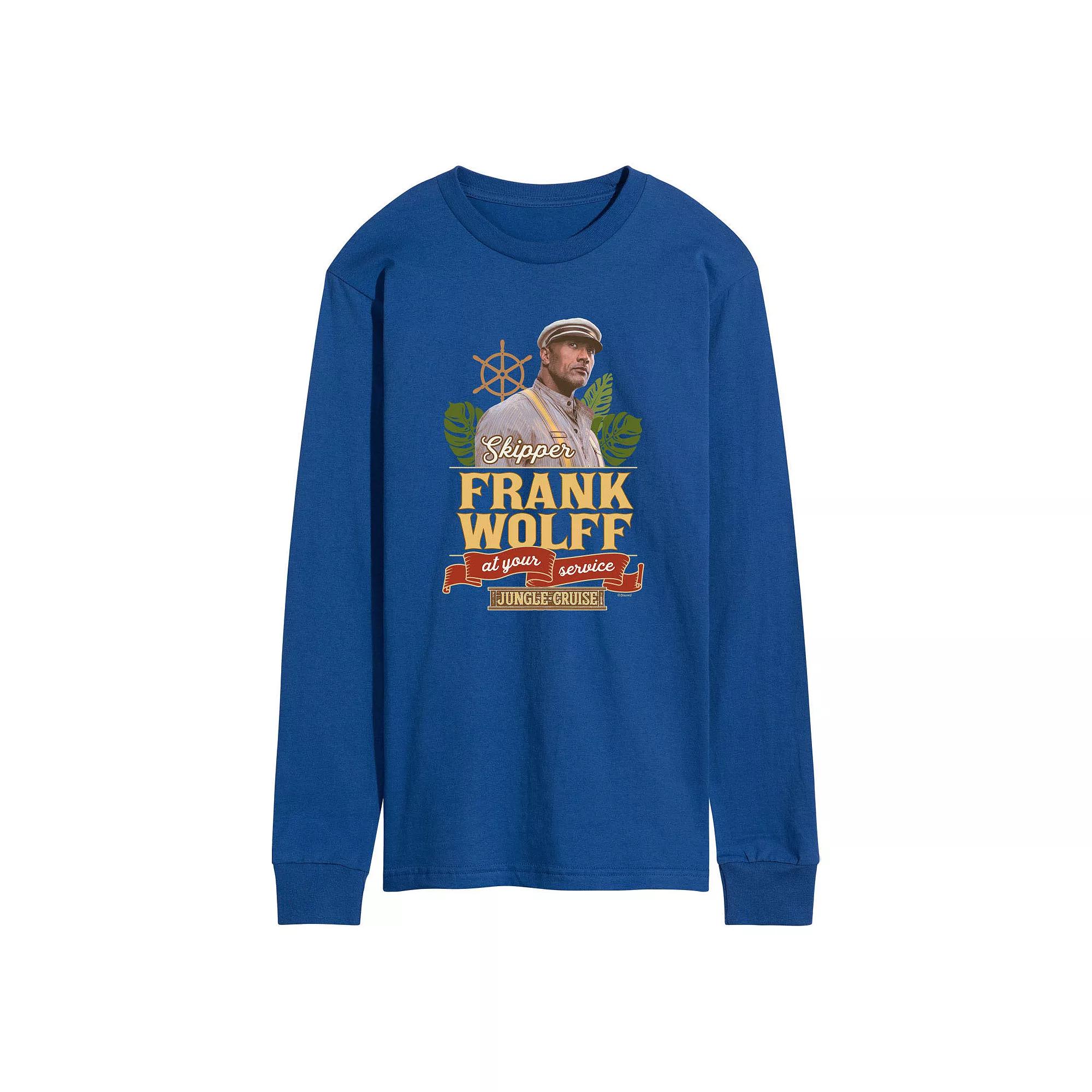 Disney's Jungle Cruise Men's Skipper Frank Wolff Long Sleeve Graphic Tee,  Product Image