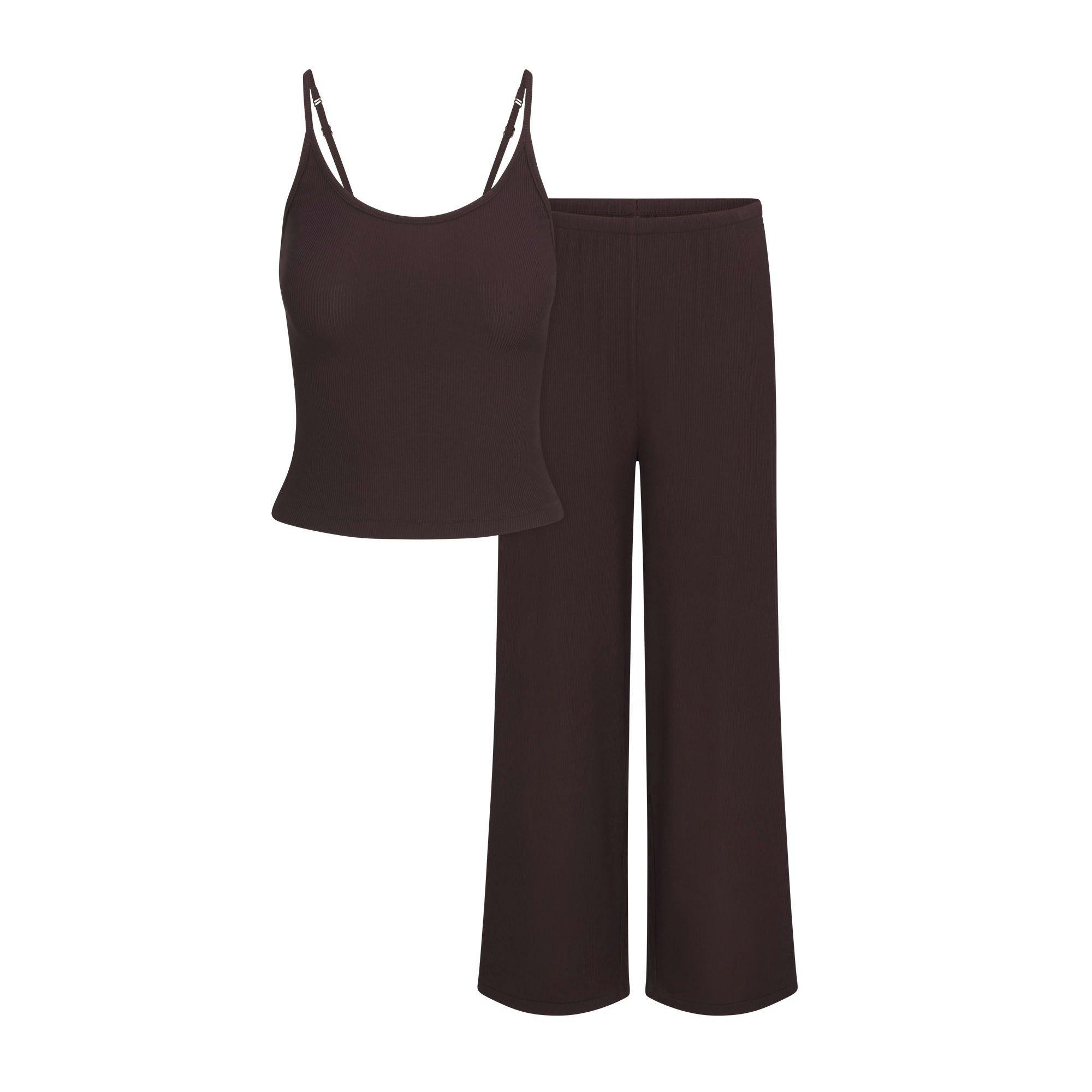 SOFT LOUNGE TANK SLEEP SET | ONYX Product Image