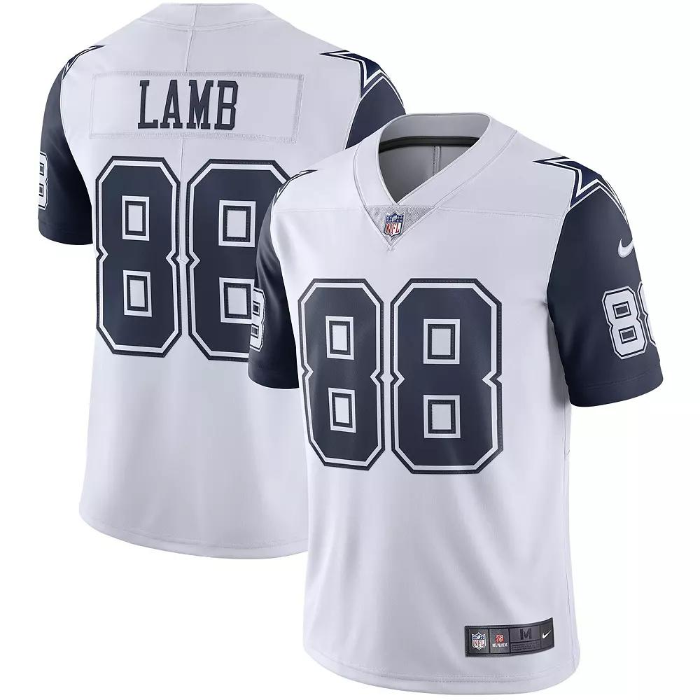 Men's Nike CeeDee Lamb White Dallas Cowboys 2nd Alternate Vapor Limited Jersey, Size: 2XL Product Image