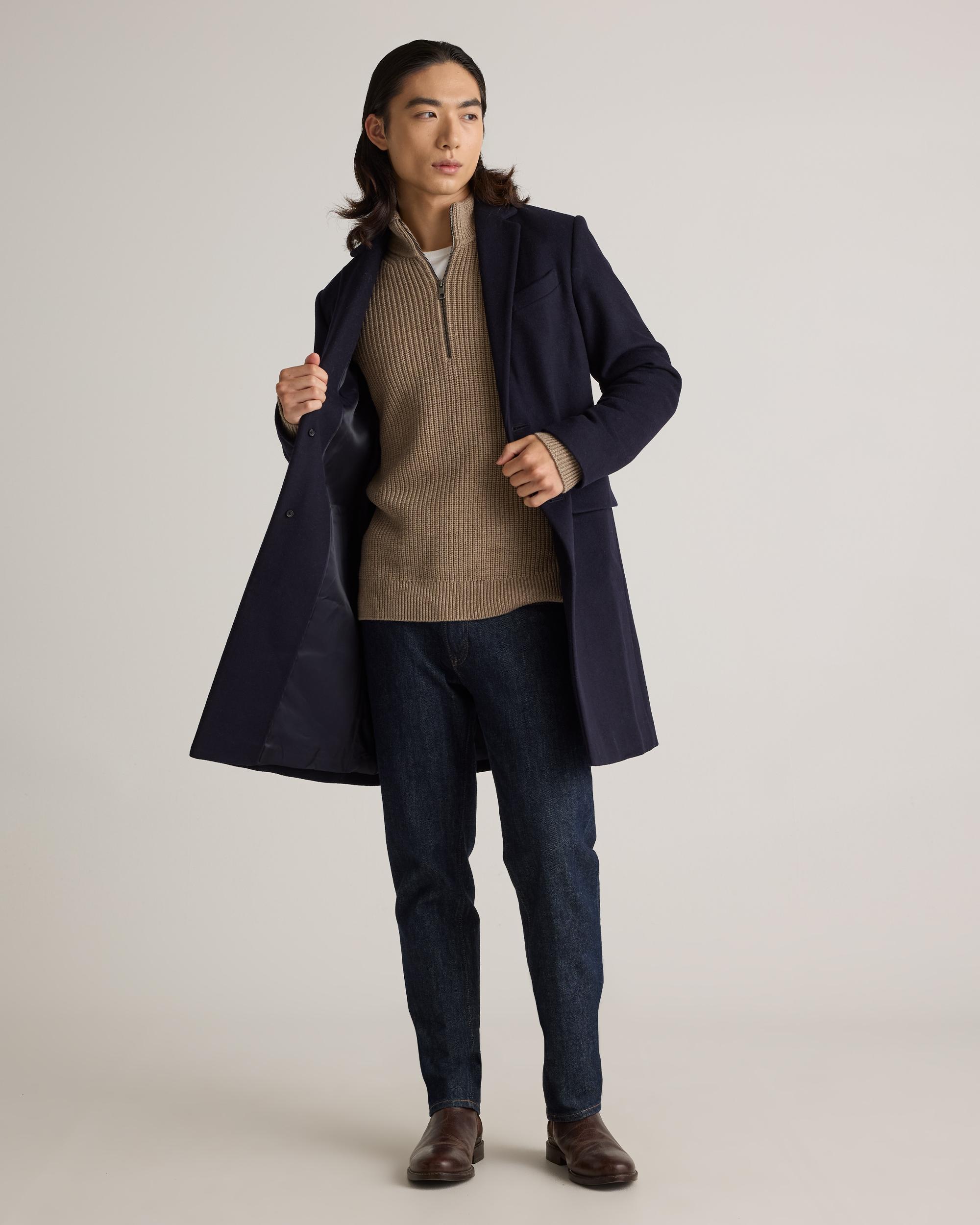 Quince | Men's Italian Wool Overcoat Wool/Nylon Product Image