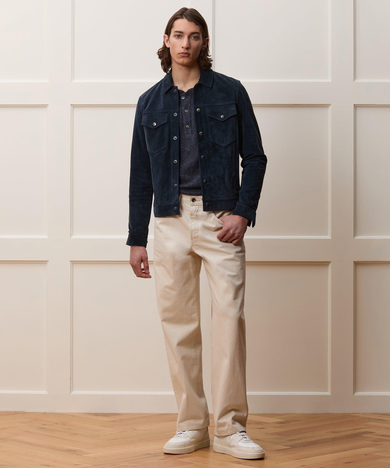 Italian Suede Dylan Jacket Product Image