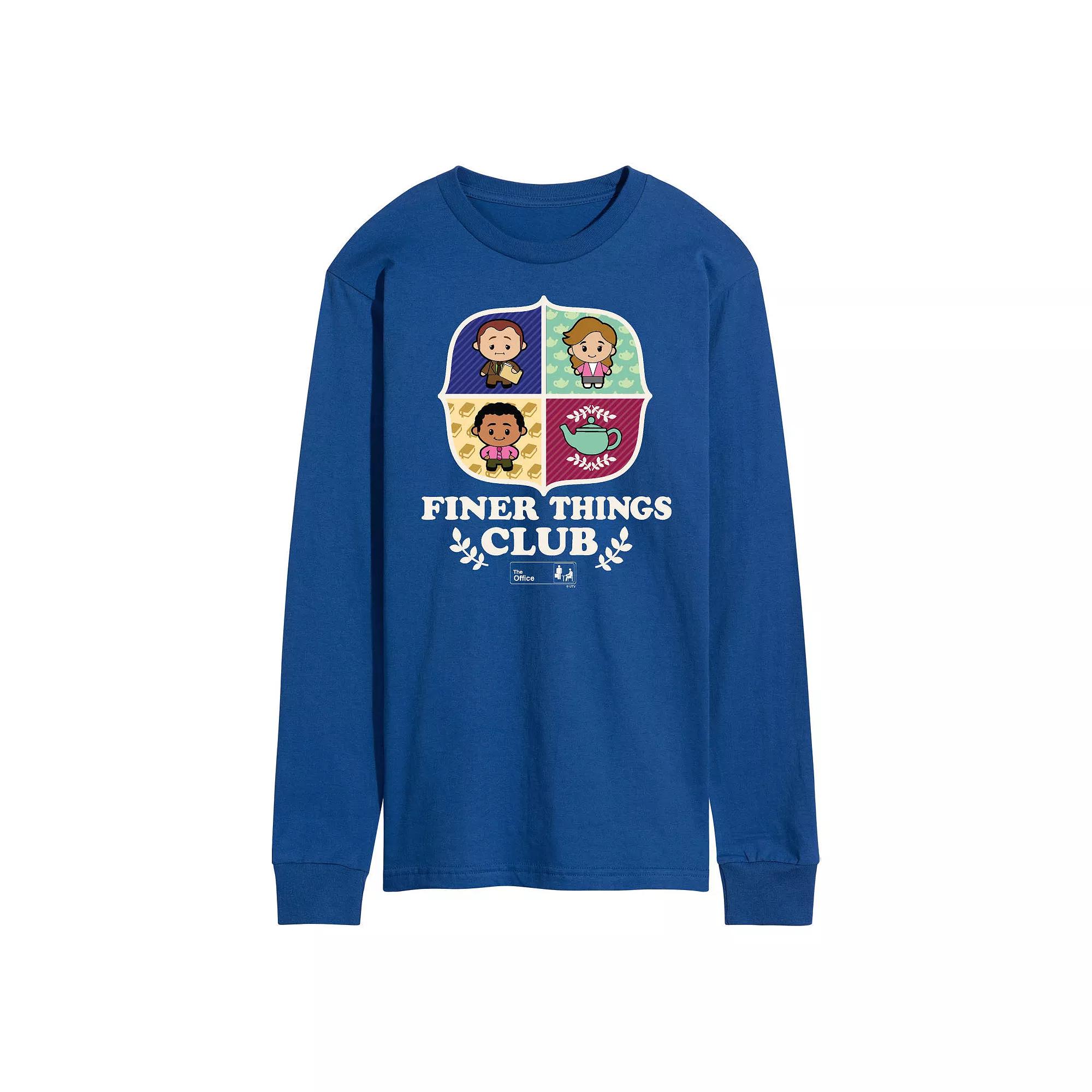 Men's The Office Finer Things Long Sleeve,  Product Image