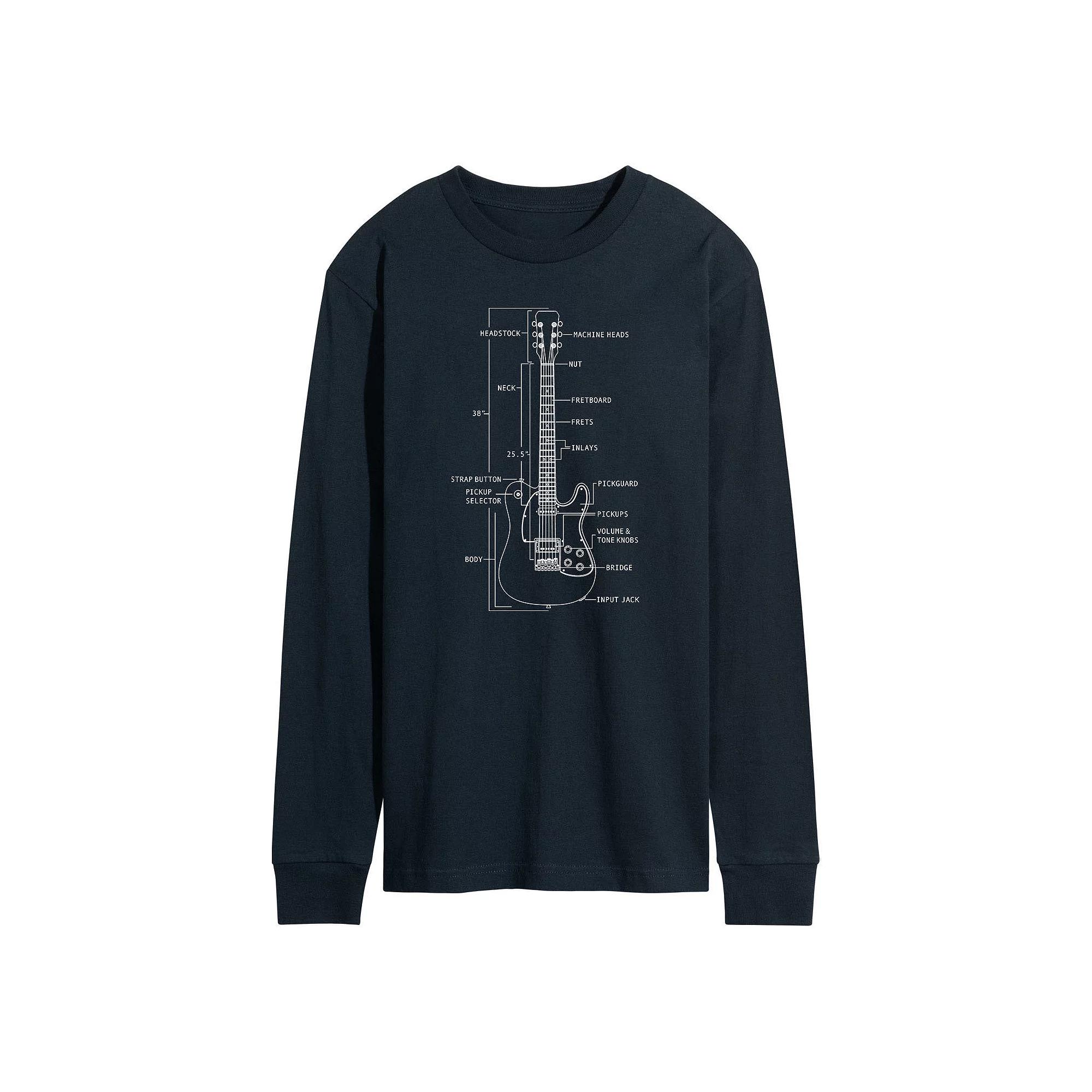 Men's Hot Wheels Speed Club Long Sleeve Graphic Tee,  Product Image