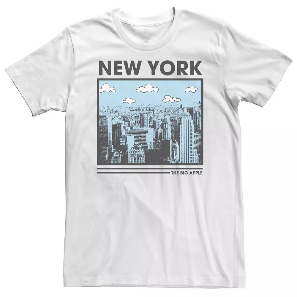 Big & Tall New York The Big Apple Skyline Tee, Men's,  Product Image