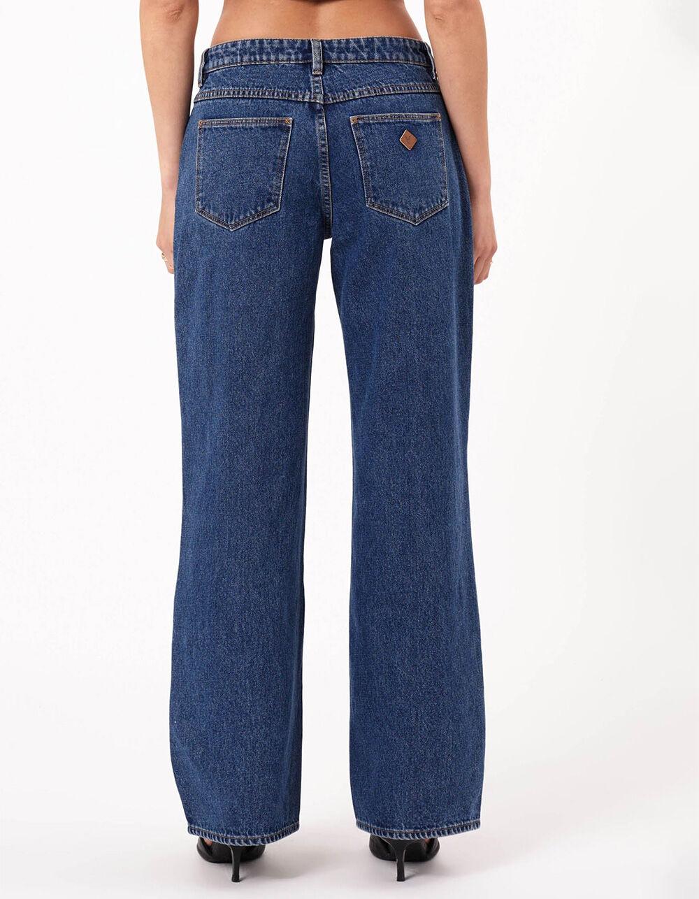 ABRAND 99 Low Baggy Bella Womens Jeans - DARK VINTAGE Product Image