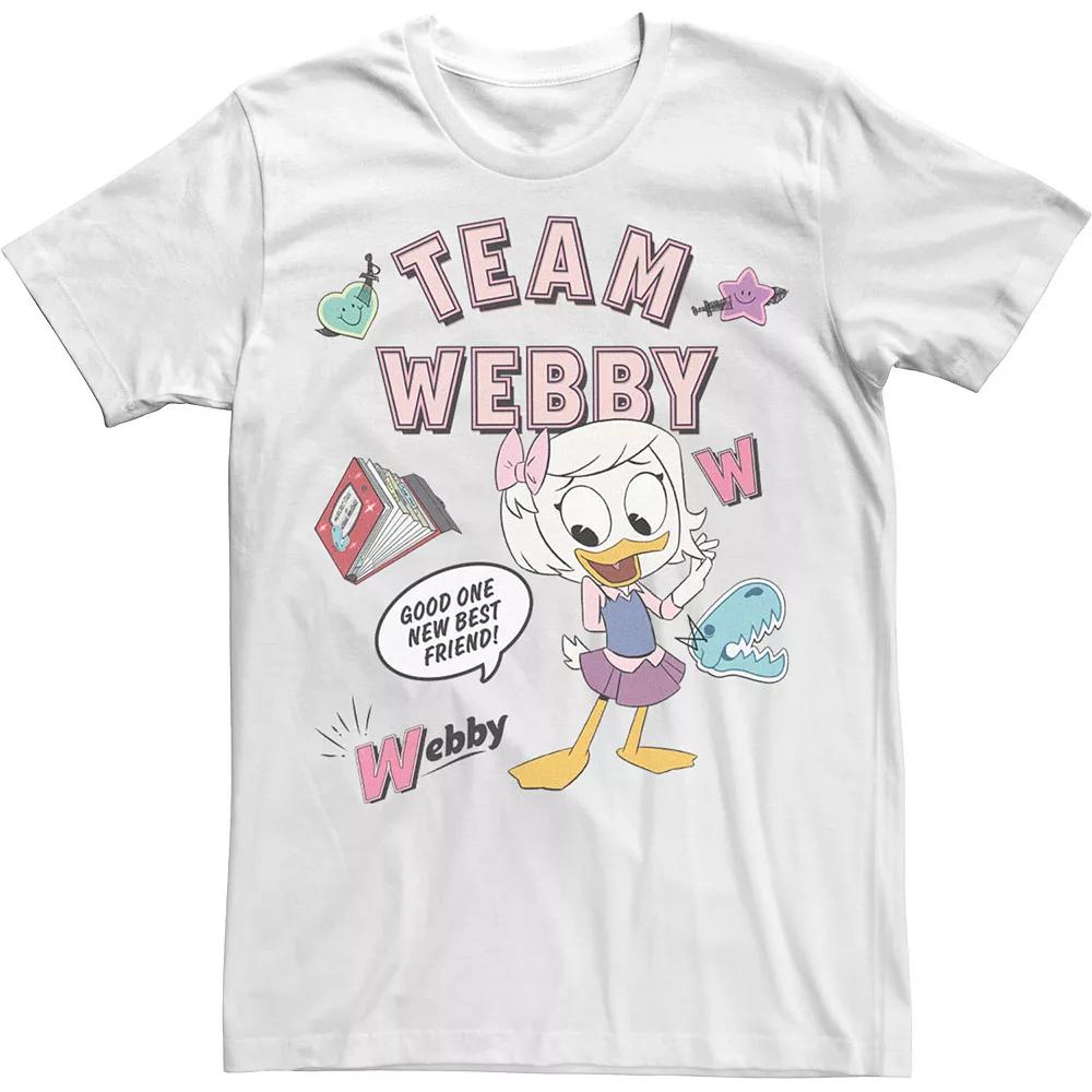 Disney's DuckTales Team Webby Collage Men's Tee, Size: XL, White Product Image