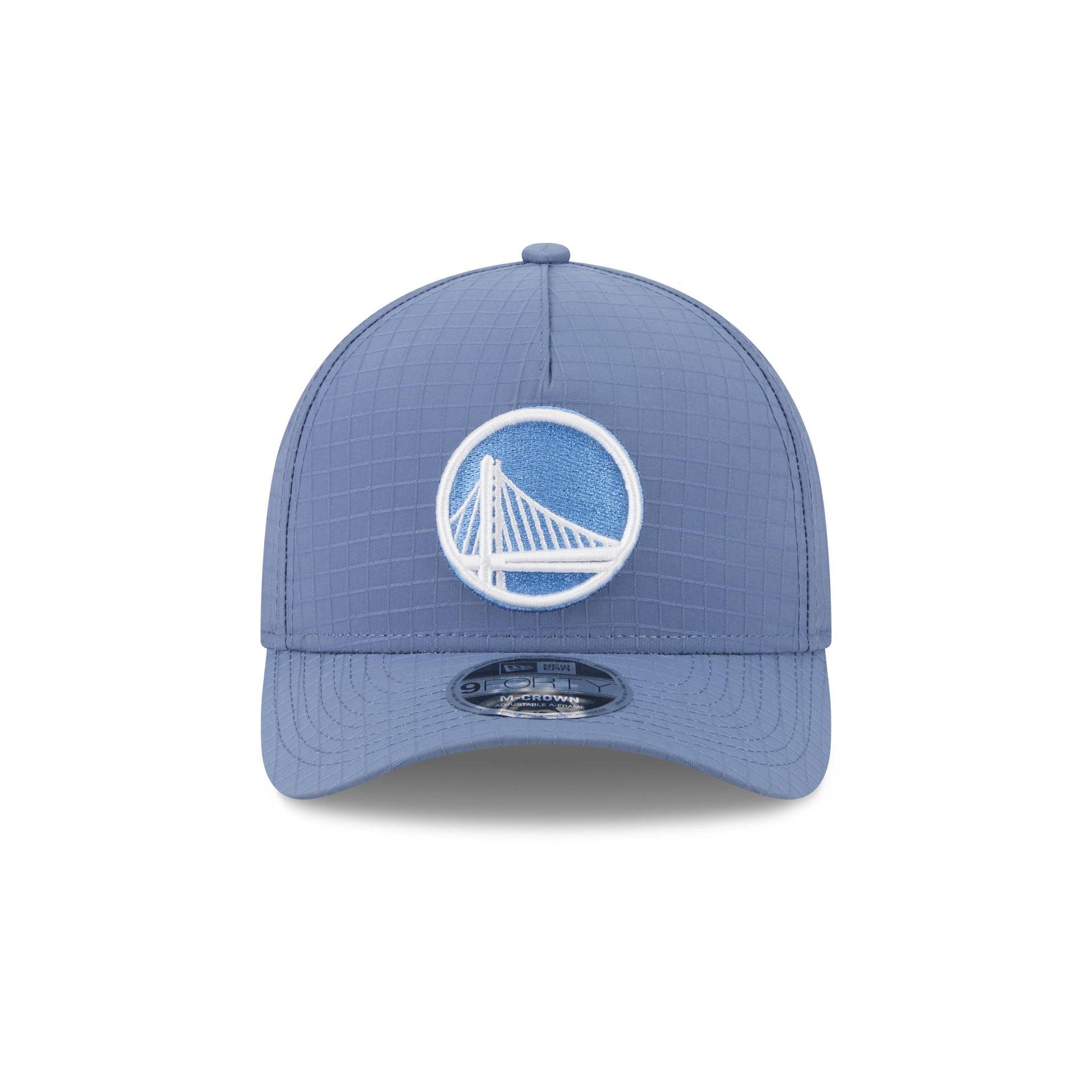 Golden State Warriors Blue Ripstop 9FORTY M-Crown A-Frame Snapback Hat Male Product Image