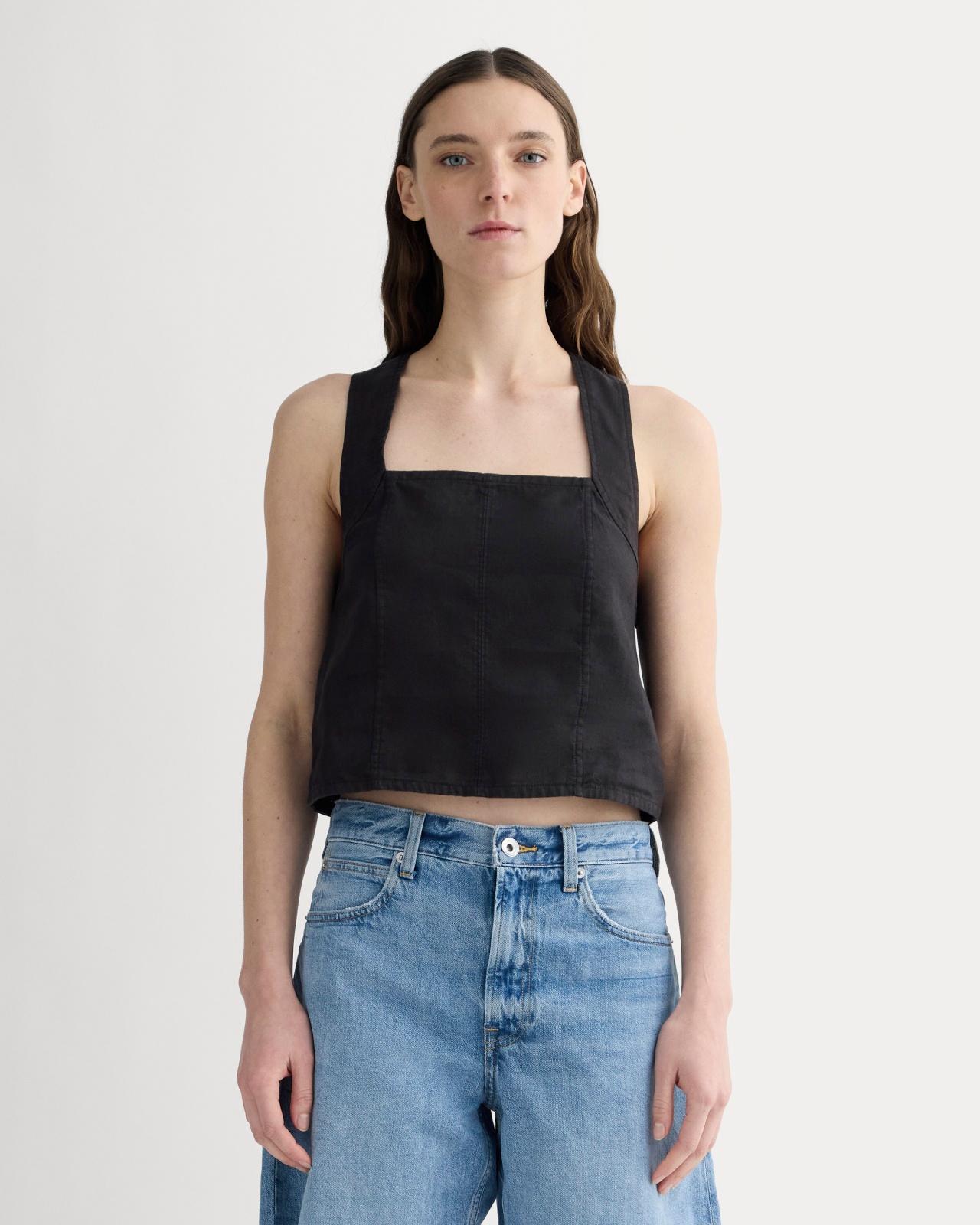 Womens Crossback Tank in Linen by Everlane Product Image