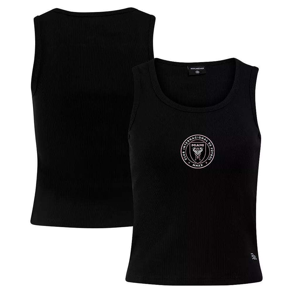 Women's Hype and Vice Black Inter Miami CF Scoop Neck MVP Tank Top, Size: XL, Mls Black Product Image