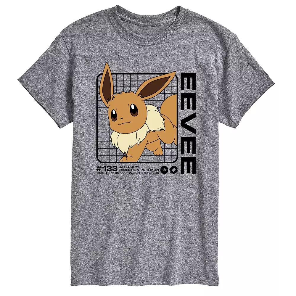 Men's Pokemon Eevee Stats Graphic Tee,  Product Image