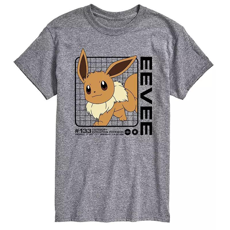 Men's Pokemon Eevee Stats Graphic Tee,  Product Image