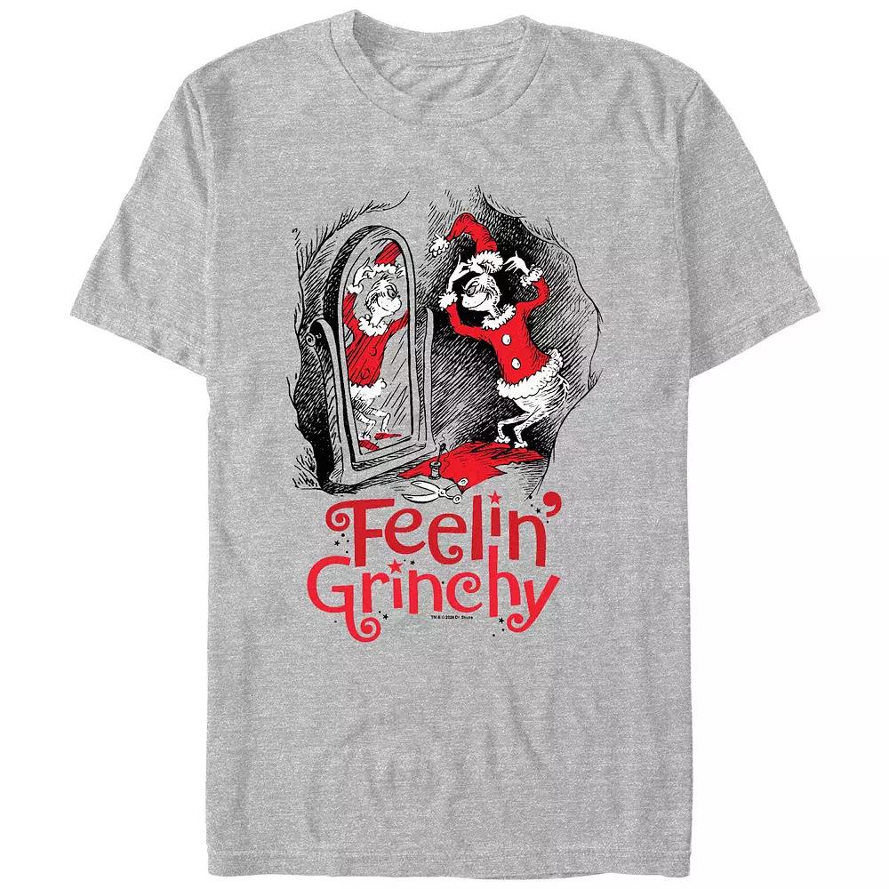 Big & Tall Dr. Seuss Feeling Grinchy Graphic Tee, Men's,  Product Image
