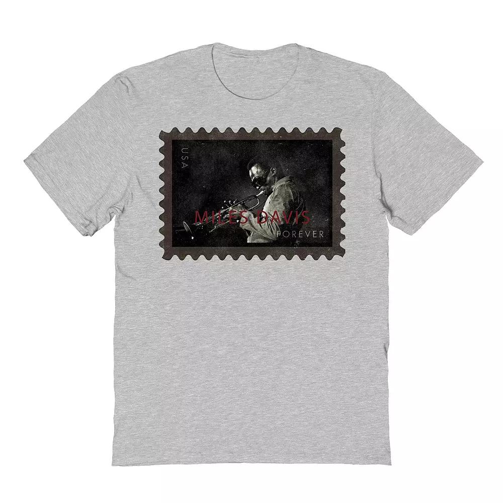 Men's Usa Stamp Graphic Tee, Size: XXL, Sport Gray Product Image
