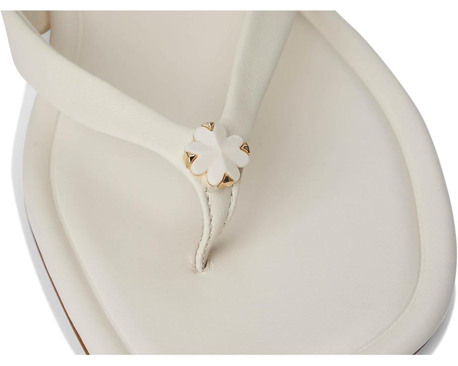 Spade Flower Smooth Leather Flip-Flop Product Image