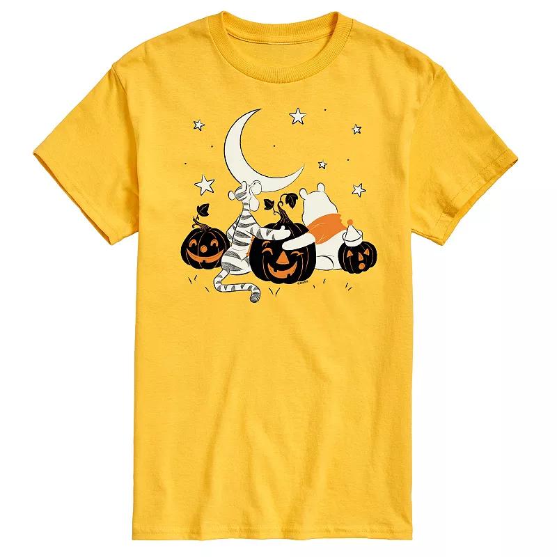 Disney's Winnie The Pooh Big & Tall Tigger and Pooh Pumpkin Patch Graphic Tee, Men's,  Product Image