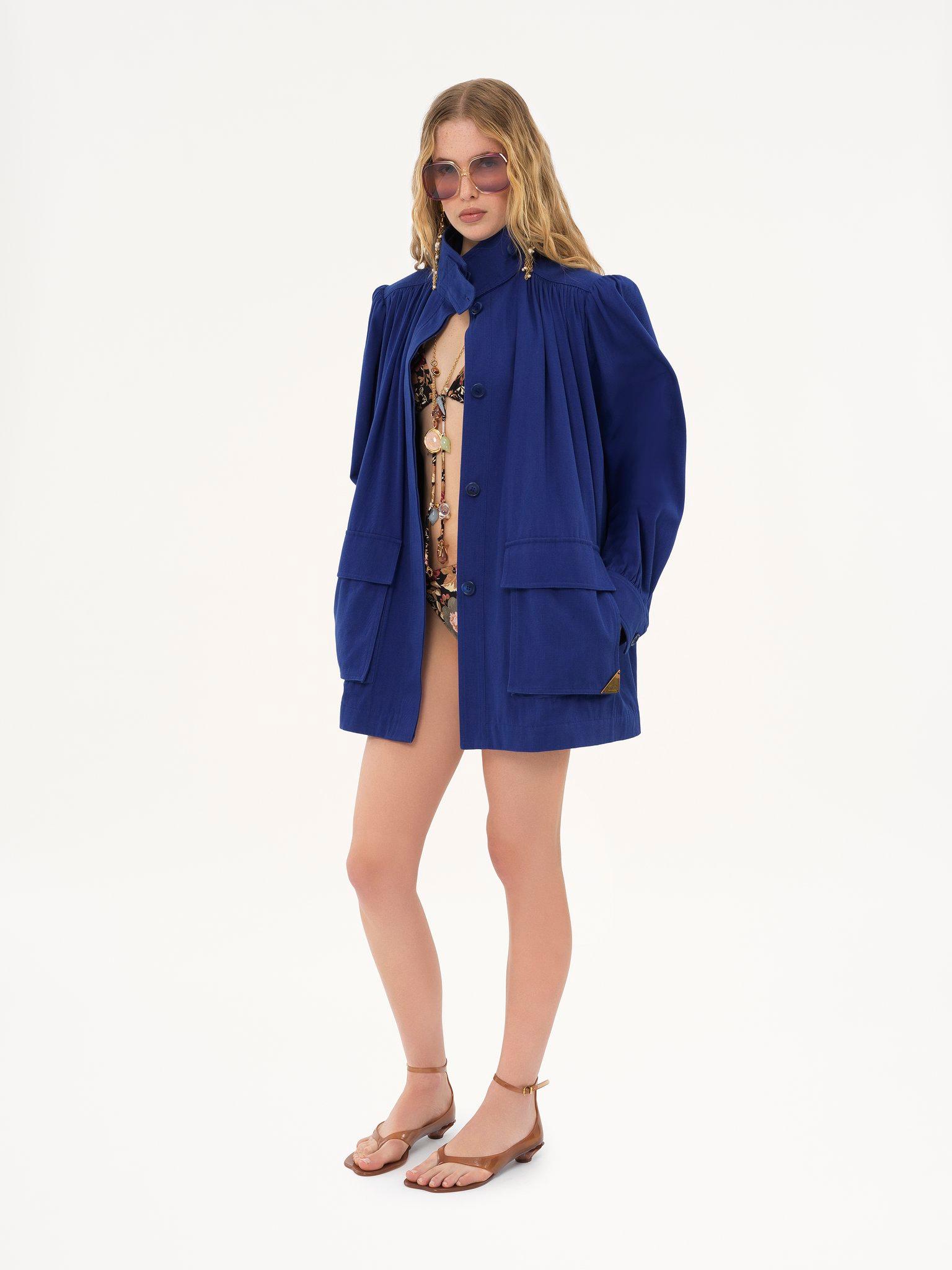 Rose-print bikini top Product Image