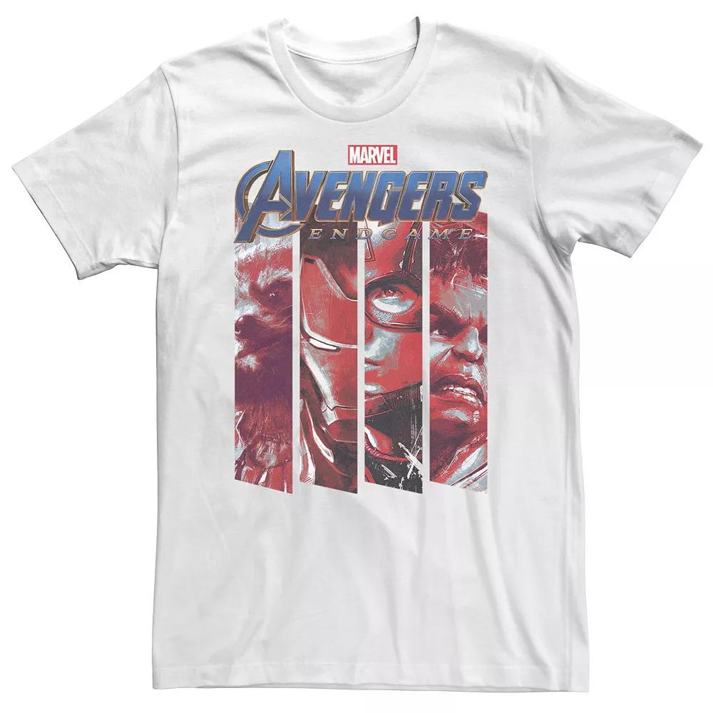 Big & Tall Marvel Avengers Endgame Red Tint Panels Tee, Men's,  Product Image