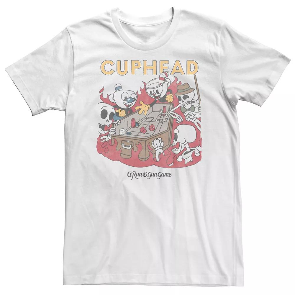 Big & Tall Cuphead A Run On Run Game Of Craps Tee, Men's,  Product Image