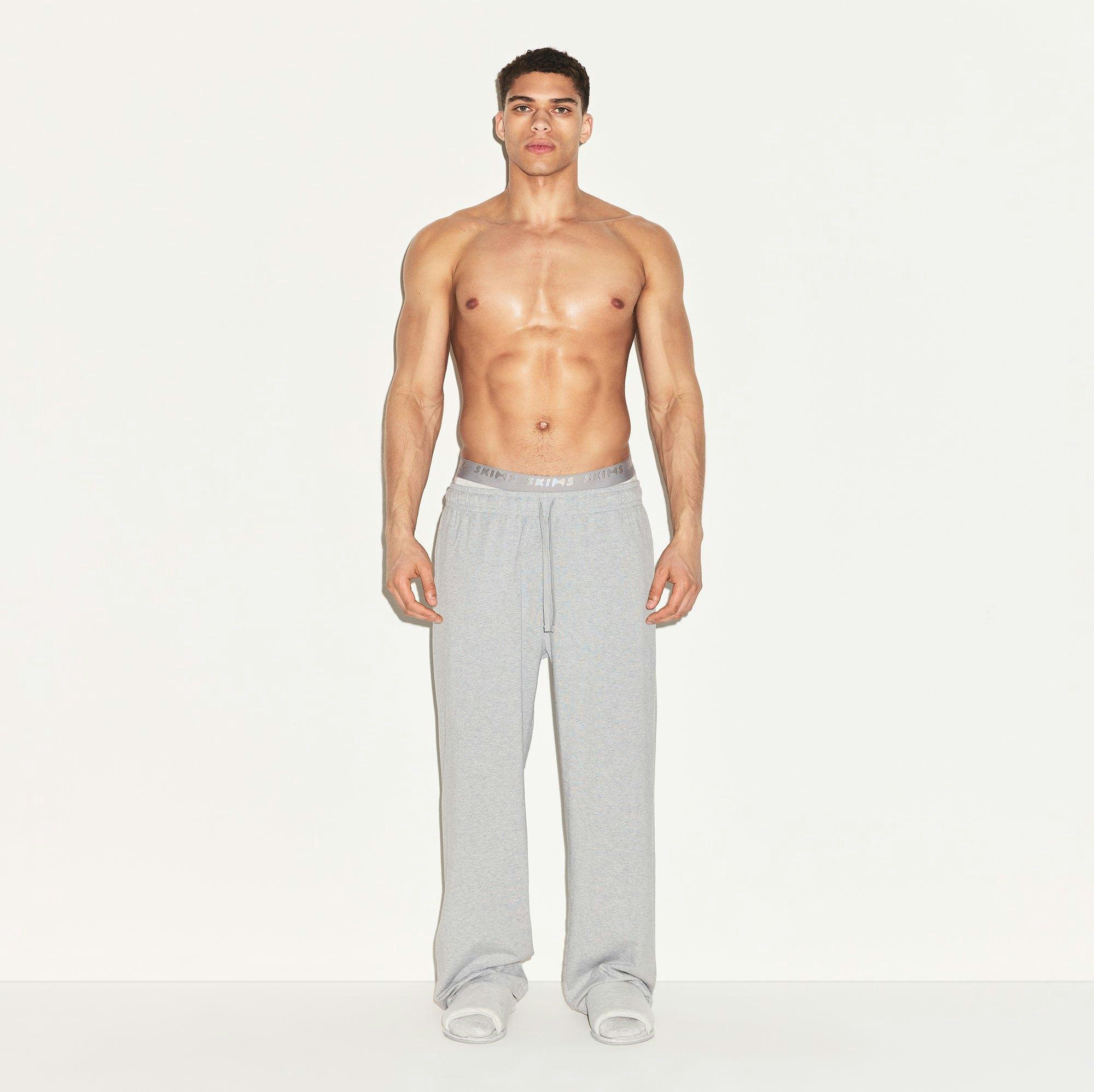 JERSEY LOUNGE MENS RELAXED STRAIGHT LEG PANT | HEATHER GREY Product Image