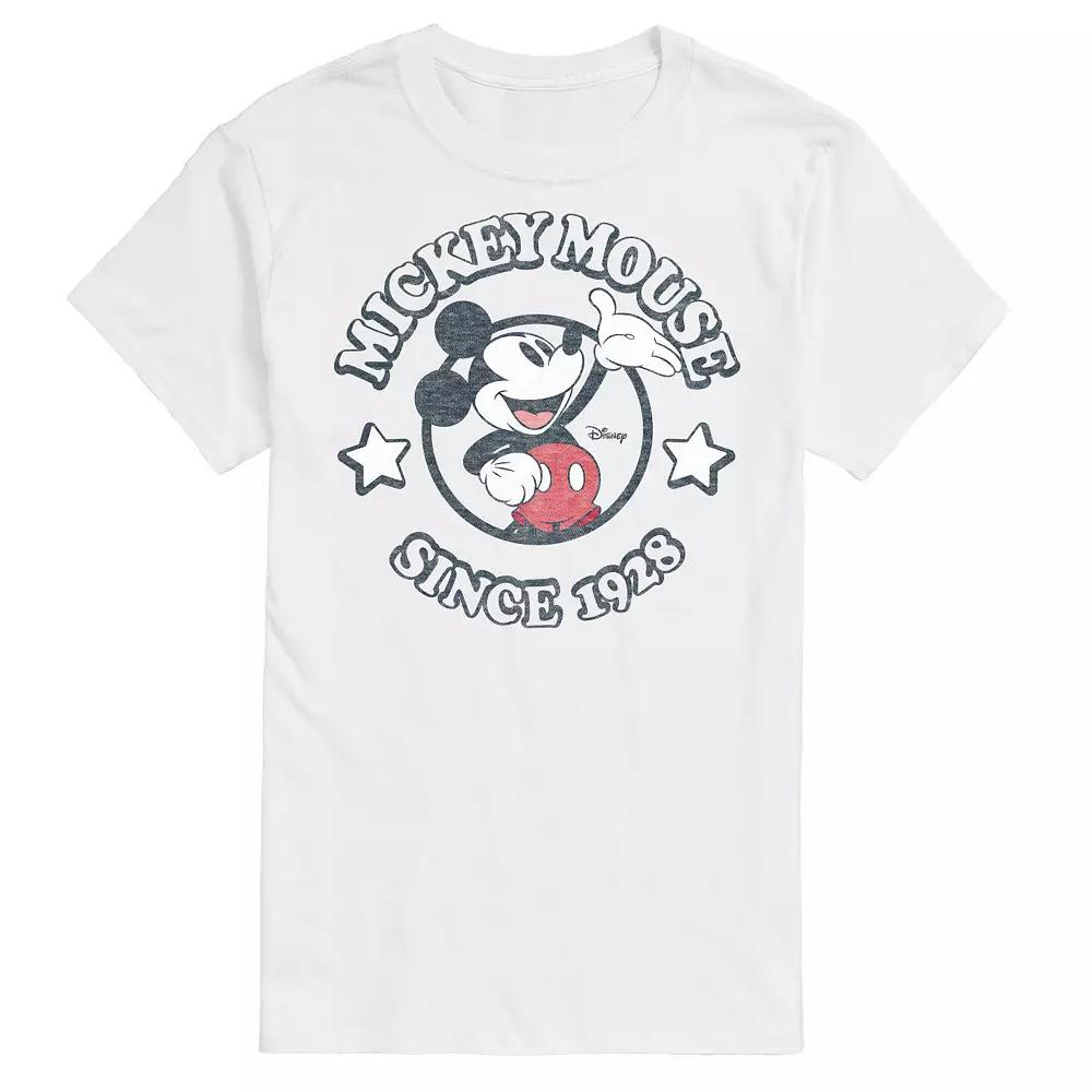 Big & Tall Mickey Mouse Since 1928 Tee, Men's,  Product Image