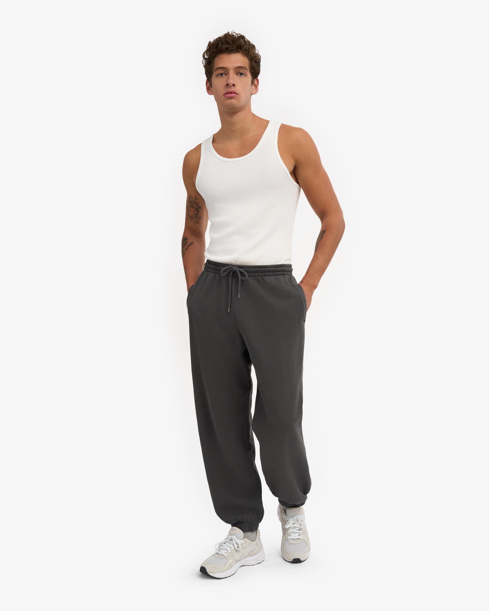 Organic Relaxed Sweatpants - Lava Grey Product Image