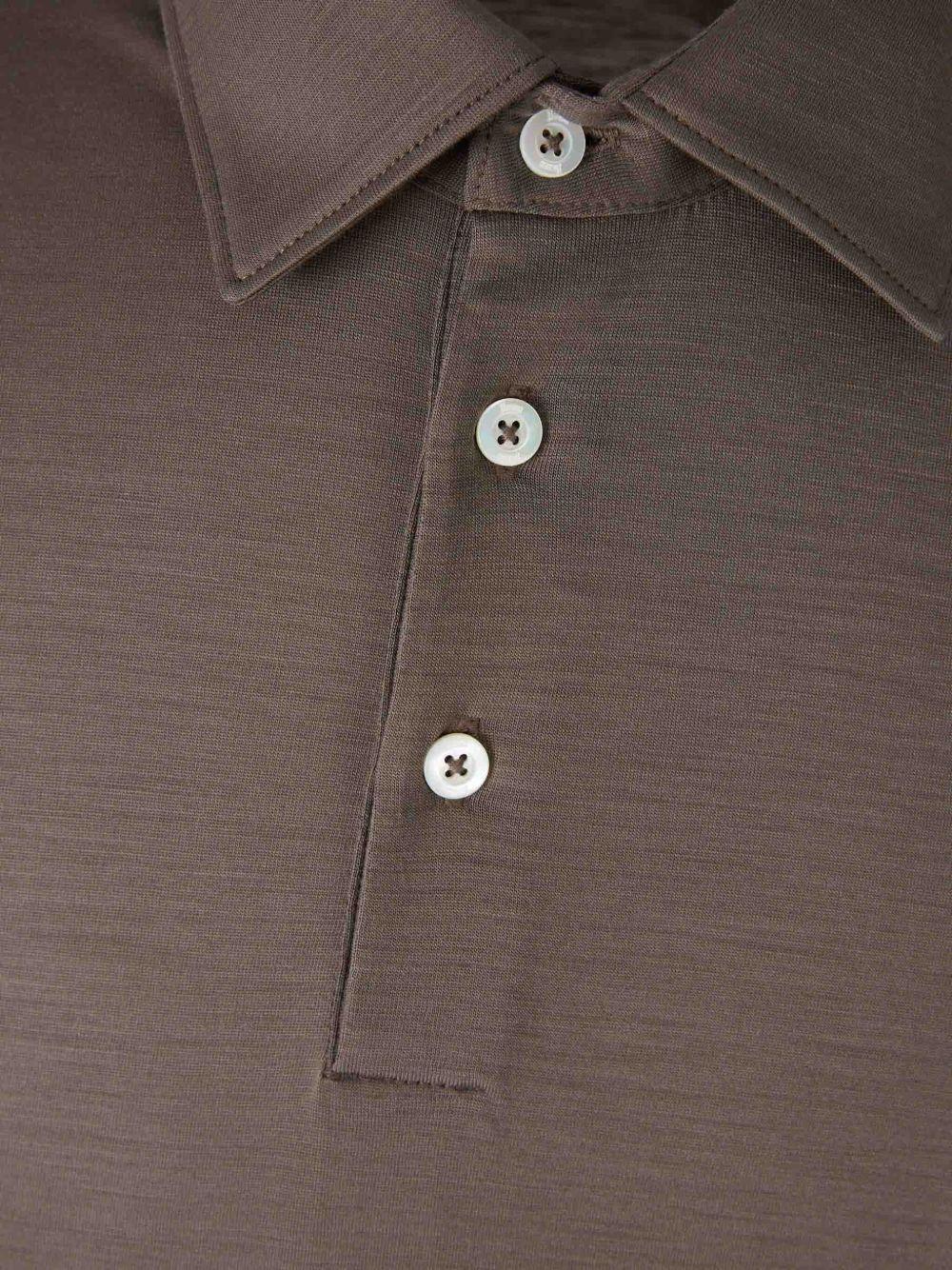 long-sleeve polo shirt Product Image