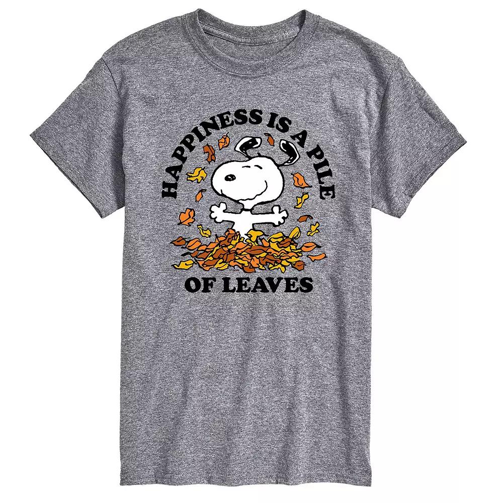 Big & Tall Peanuts Happiness Is Leaves, Men's,  Product Image