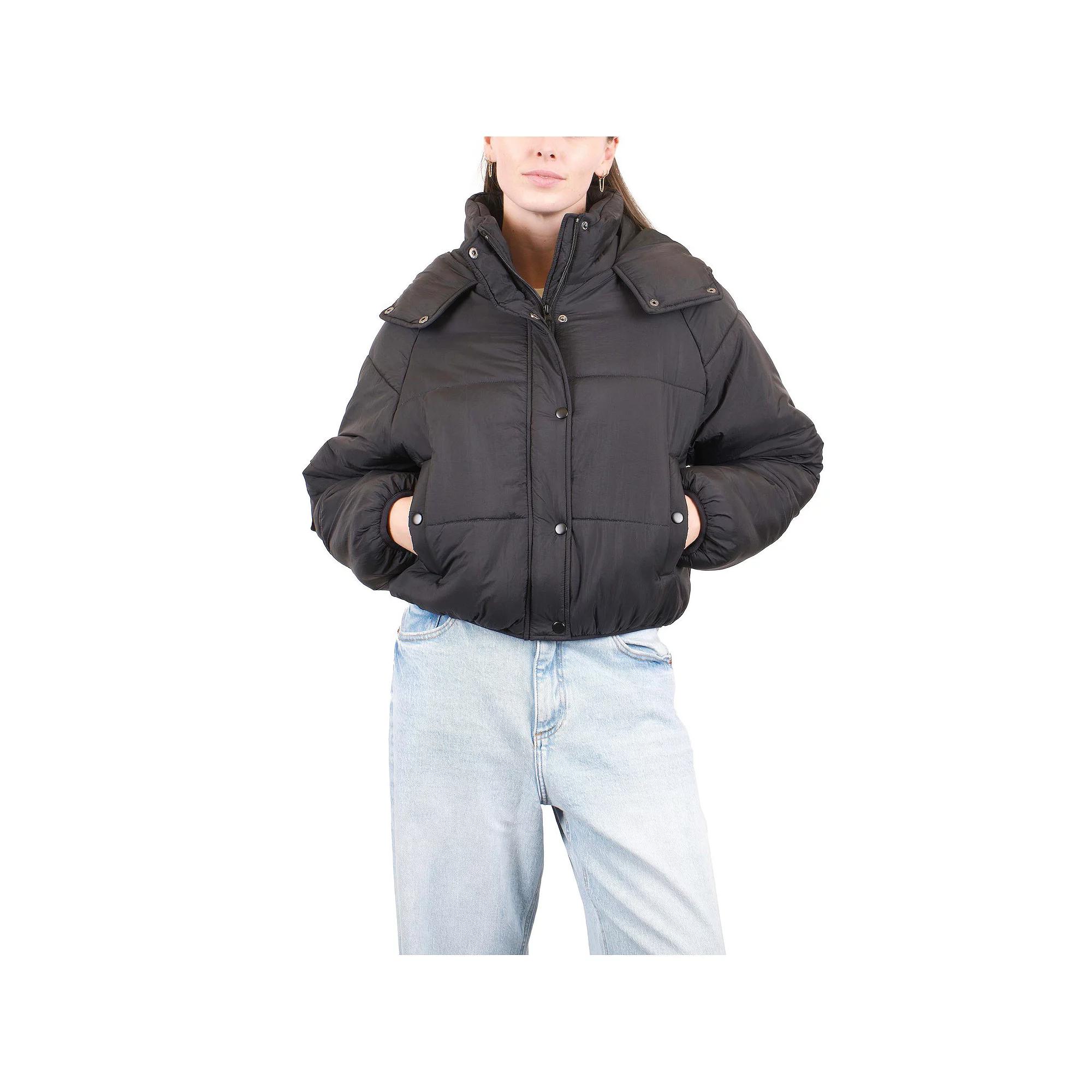 Juniors Coffee Shop Marshmallow Puffer Jacket, Womens Product Image