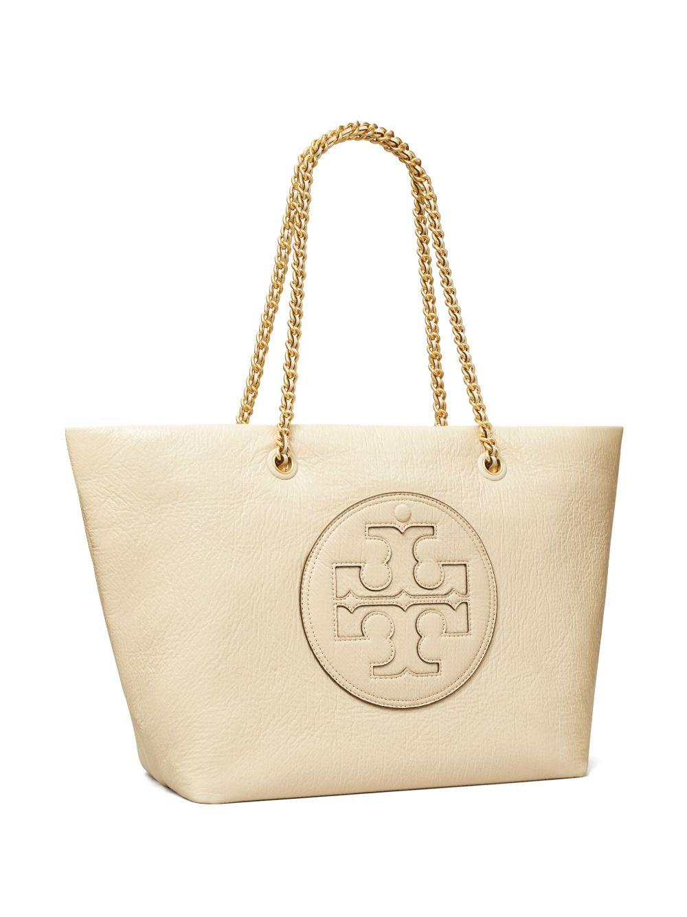 Ella Chain patent-leather tote bag Product Image