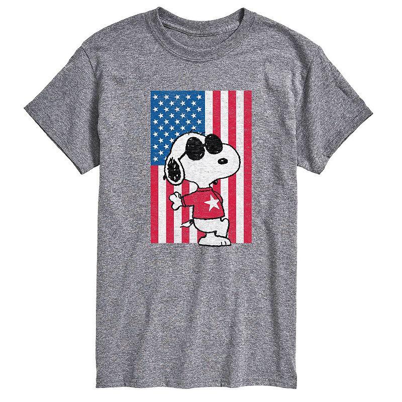 Men's Peanuts Joe Cool Flag Tee,  Product Image