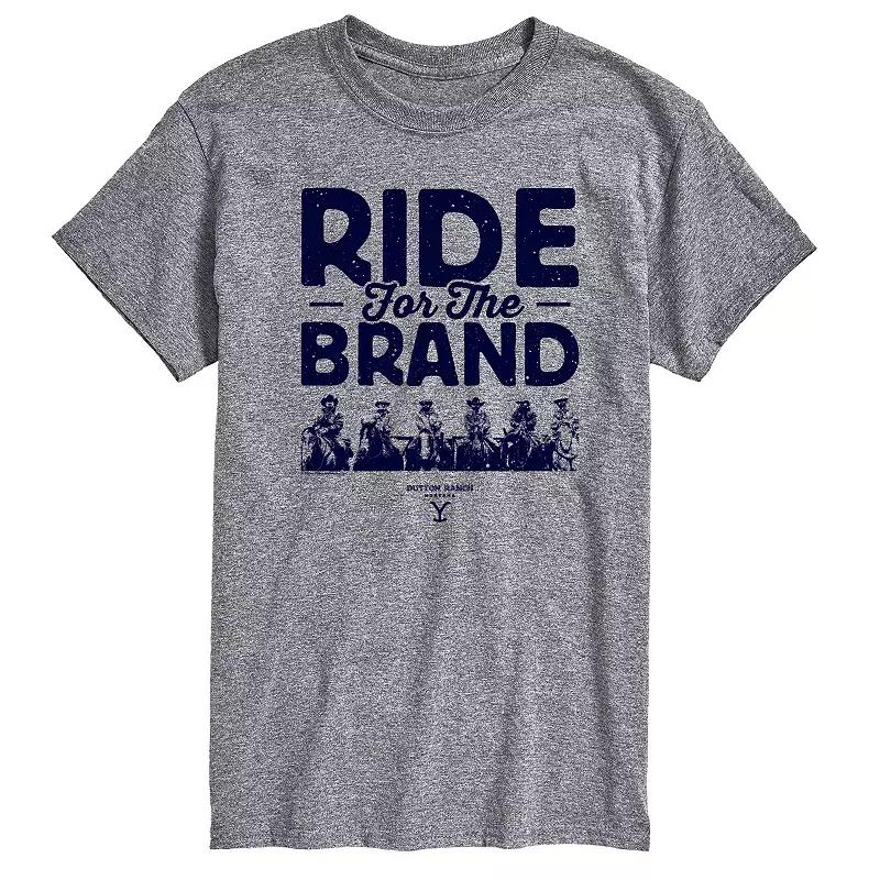 Big & Tall Yellowstone Ride For The Brand Graphic Tee, Men's,  Product Image