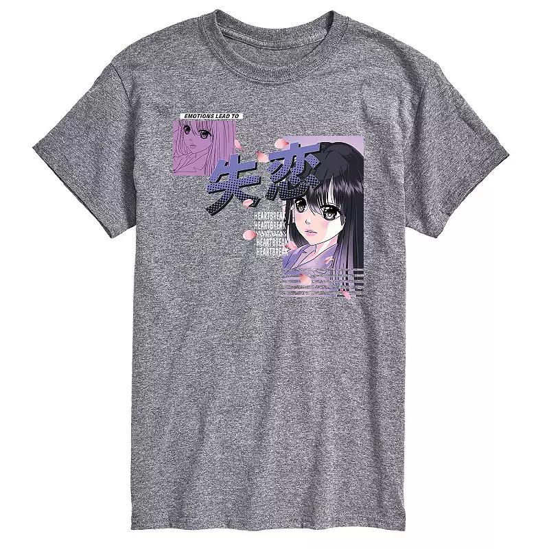 Men's Anime Heartbreak Tee,  Product Image